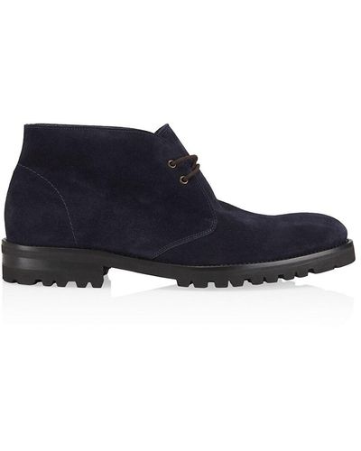To Boot New York Dickens Leather Chukka Boots - Blue