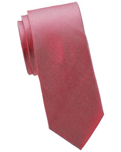 Saks Fifth Avenue Textured Silk Tie - Pink