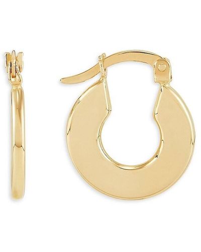 Saks Fifth Avenue 14k Yellow Gold Huggie Earrings - Metallic