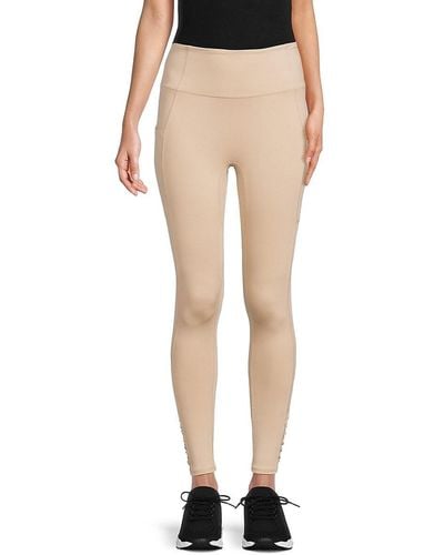 Free People Ruched Cuff Leggings - Natural