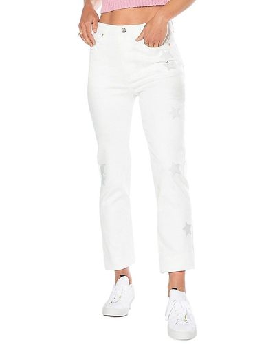 Juicy Couture Venice Split Hem Jeans - White