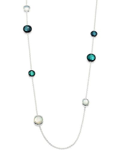 Ippolita Rock Candy Wonderland Mixed Stone & Sterling Silver Station Necklace - White