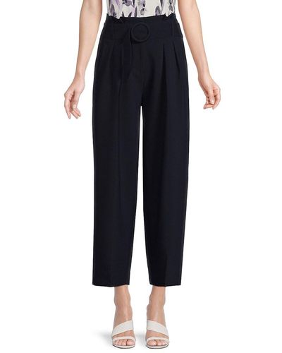 Adrianna Papell Belted Pants - Blue