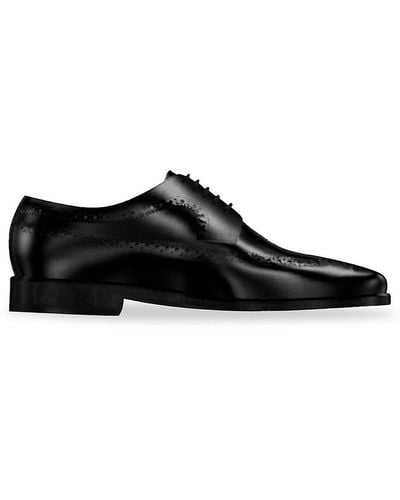 Nettleton James Leather Longwing Dress Shoes - Black