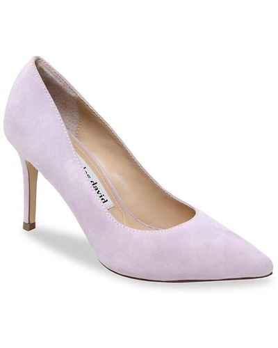 Charles David Vibe Point-Toe Suede Pumps - Pink