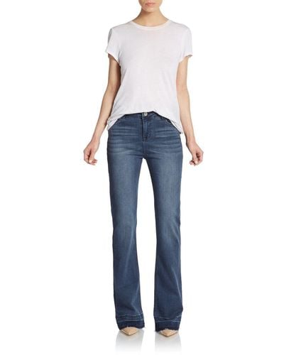 Kensie High-rise Flare Jeans - Blue
