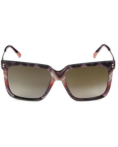 Missoni 57mm Square Sunglasses - Multicolour