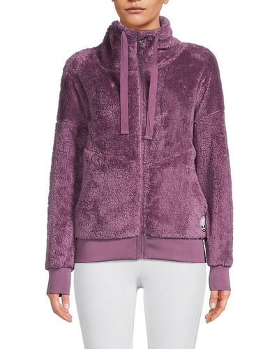 Spyder Bailey Faux Fur Jacket - Purple
