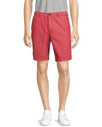 BOSS Slice Solid Shorts - Red