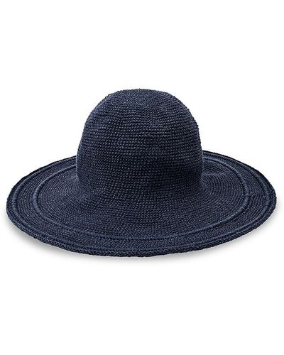San Diego Hat Crotchet Sun Hat - Blue