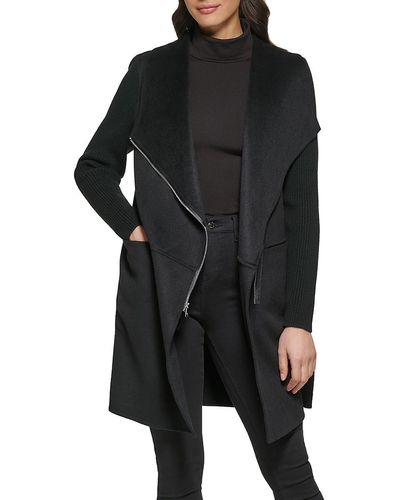 kenneth cole double face coat