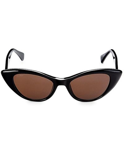 Max Mara 51mm Retro Cat Eye Sunglasses - Brown