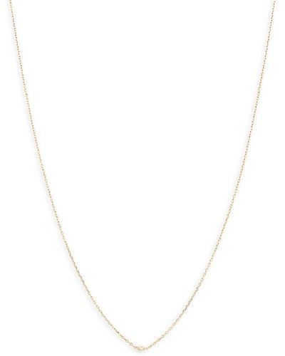 Shashi 14K & 0.01 Tcw Diamond Pendant Necklace - White