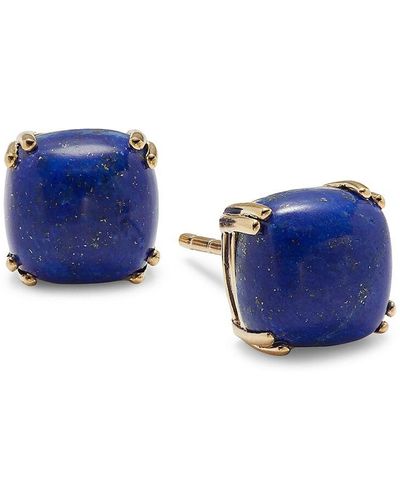 Effy September 14k Yellow Gold & Lapis Lazuli Stud Earrings - Metallic
