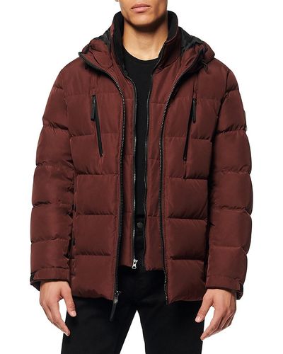 Andrew marc mckenna down top quilted jacket