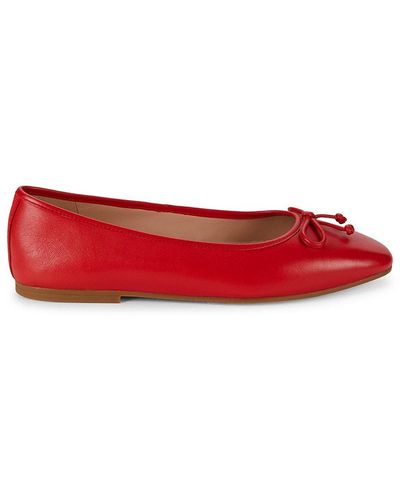 Cole Haan Yara Bow Ballet Flats - Red