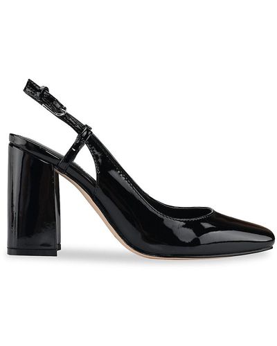 Marc Fisher Valana Block Heel Dress Court Shoes - Black