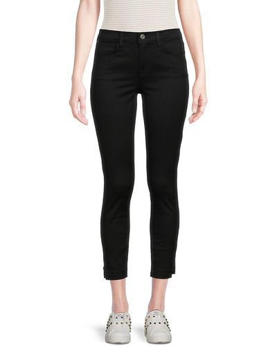 Etienne Marcel High Rise Zip Skinny Ankle Jeans - Black