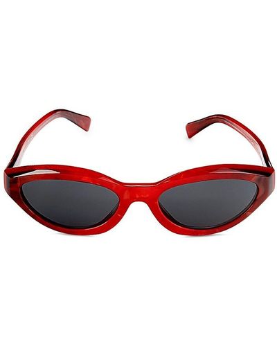 Alain Mikli Desir 54mm Cat Eye Sunglasses - Red