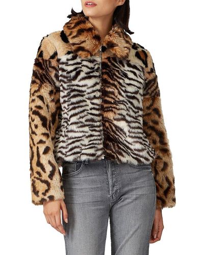 Kendall kylie top leopard coat