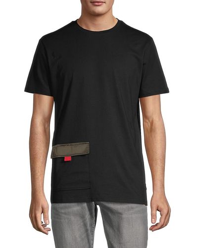 American Stitch Bottom Pocket Short-sleeve T-shirt - Black