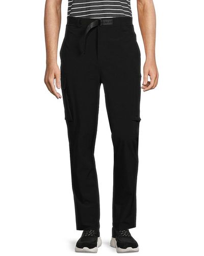 KARL LAGERFELD PUNTO PANTS - Trousers - red 