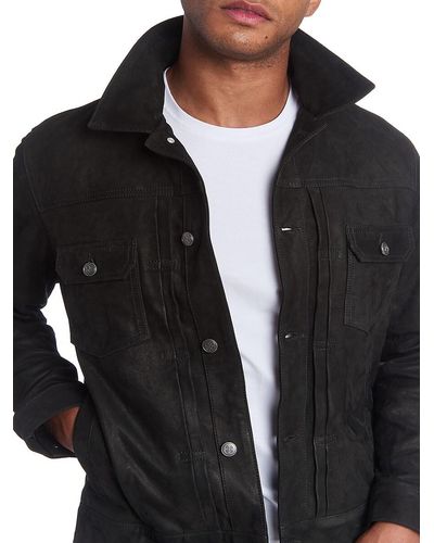 PINOPORTE Lambskin Leather Jacket - Black