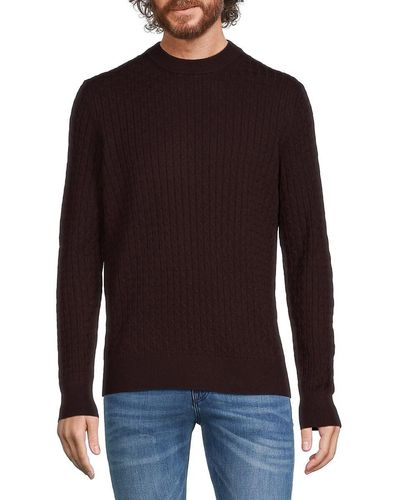 Karl Lagerfeld Ribbed Sweater - Black