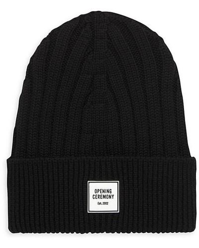 Opening Ceremony Box Logo Beanie - Black