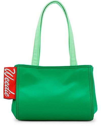 Edie Parker Bodega Top Handle Bag - Green