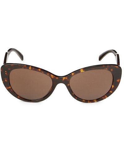 Versace Ve4378 54Mm Cat Eye Sunglasses - Brown