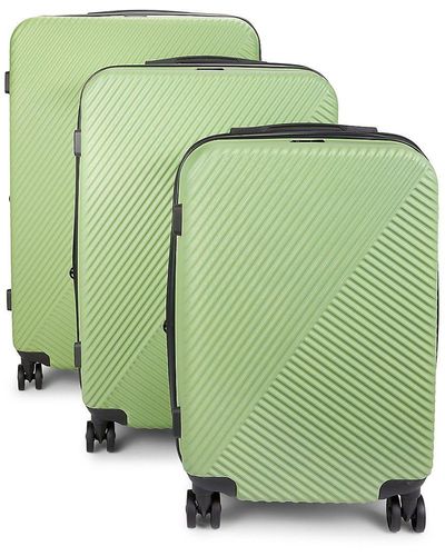 CALPAK Ryon Expandable 3-piece Luggage Set - Green