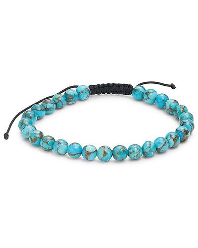Effy Turquoise Bead Cord Bracelet - Blue