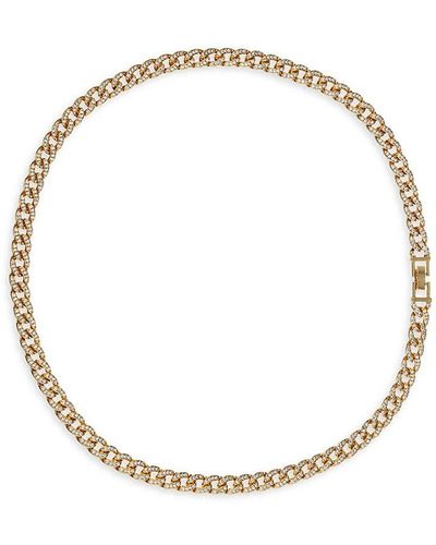 Eye Candy LA Luxe Aida Cubic Zirconia Chain Necklace - White