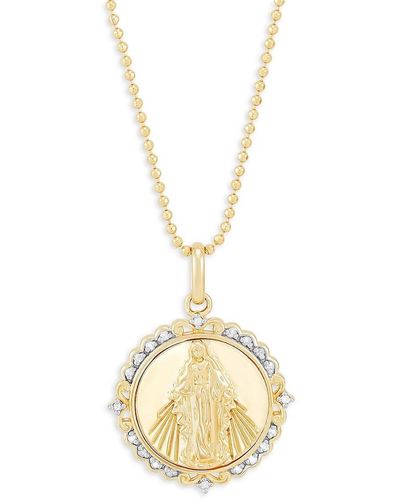 Diamond virgin mary pendant shop
