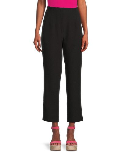 Laundry by Shelli Segal High Rise Ankle Trousers - Black
