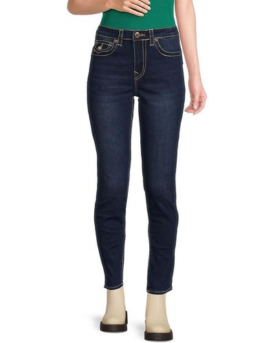 True Religion Hallee High Rise Skinny Jeans - Blue