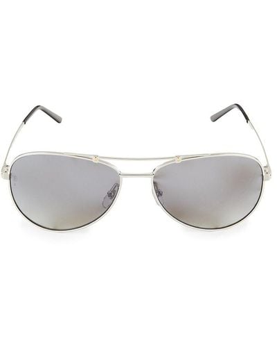 Cartier 59mm Aviator Sunglasses - Metallic