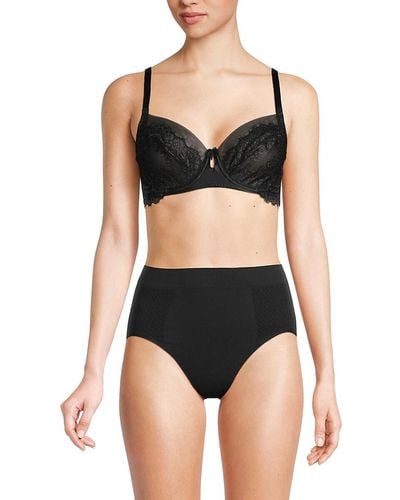 Wacoal Embrace Lace Underwired Plunge Bra, Black at John Lewis & Partners