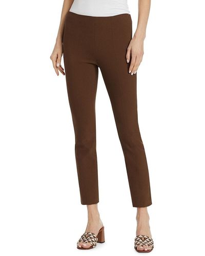 Vince Solid Trousers - Brown
