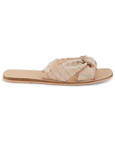 Splendid Fiamma Knot Flat Sandals - Natural