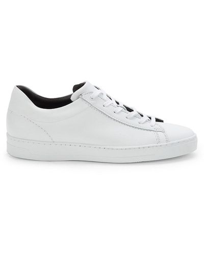 Bruno Magli Diego Leather Sneakers - White
