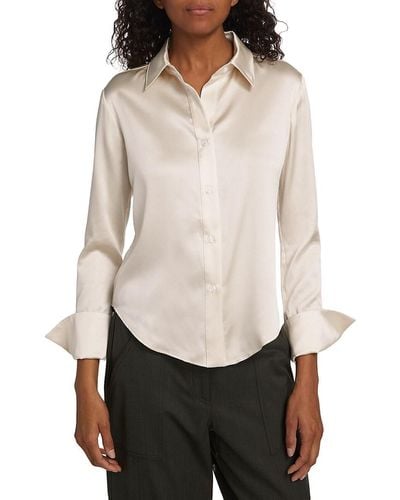 Twp Bessette Silk Blend Shirt - White