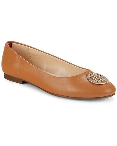 politiker Rynke panden Instruere Tommy Hilfiger Flats and flat shoes for Women | Online Sale up to 57% off |  Lyst