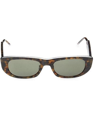Thom Browne 53mm Oval Sunglasses - Multicolour