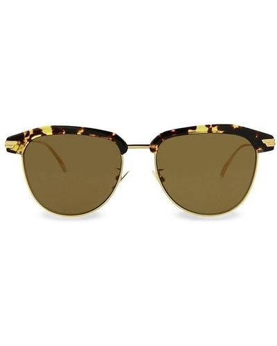 Bottega Veneta 54mm Round Sunglasses - Multicolour