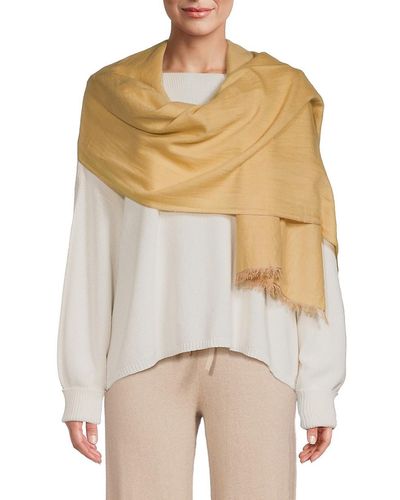 Saachi Cashmere Blend Scarf - Yellow