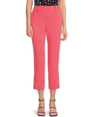 Tommy Hilfiger Flat Front Slim Fit Trousers - Pink