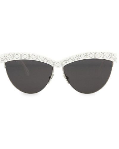 Alaïa 60mm Cat Eye Sunglasses - Gray
