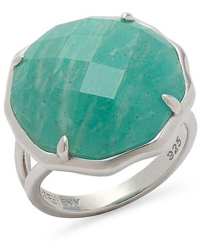 Effy ENY Sterling Silver & Amazonite Ring - Green